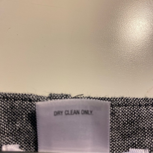 White House Black Market Flat Front Bermuda Linen Blend Shorts Sz 8 Ribbon Belt - Picture 6 of 7